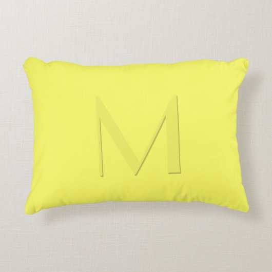 Mit Monogramm Dekokissen (Vorderseite)