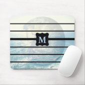 Mit Monogramm Design der Erde Mousepad (Mit Mouse)