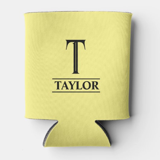 Mit Monogramm Dosenkühler (Vorderseite)