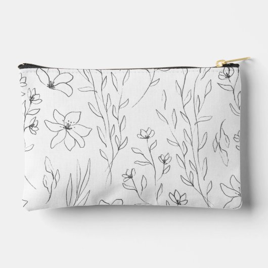 Mit Monogramm Druckknopf Nähtasche Zubehörtasche (Rückseite)