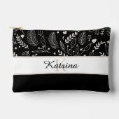 Mit Monogramm Druckknopf Nähtasche Zubehörtasche (Vorderseite)