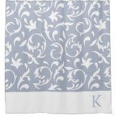 Mit Monogramm Duschvorhang (Vorderseite)