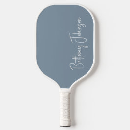 Mit Monogramm Dusty Blue Pickleball Paddel Pickleball Schläger