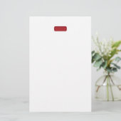 Mit Monogramm Edelsteingeschirr Briefpapier (Stehend Vorderseite)