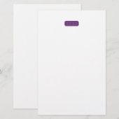 Mit Monogramm Edelsteingeschirr Briefpapier (Vorne/Hinten)