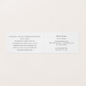 Mit Monogramm Eggbutt Snaffle Bit-Pferdebranche Visitenkarten (Innenseite Aufgefaltet)