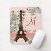 Mit Monogramm Eiffel-Turm Mousepad (Mit Mouse)