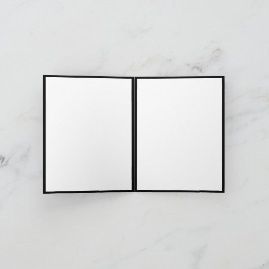 Mit Monogramm einfache Vorlage für Kalligrafie (Innenseite)