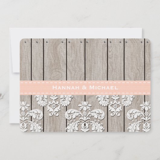 Mit Monogramm Einladung (Rückseite)