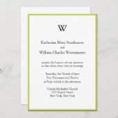 mit Monogramm Einladungen zu Hochzeiten (Vorne/Hinten)