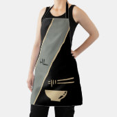 Mit Monogramm, einzigartige schwarzasiatische Schü Schürze (InSitu)