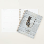 Mit Monogramm Elegante Moderne Goth Black Rose U Planer (Anzeige)