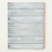 Mit Monogramm Elegante Moderne Goth Black Rose U Planer (Rückseite)