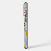 Mit Monogramm Elegante Niedliche Florenz iPhone Hülle (Linke Seite)