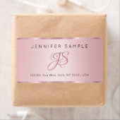 Mit Monogramm Elegante Rose (Insitu)