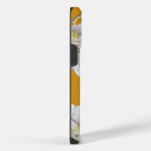 Mit Monogramm Elegantes Niedliches Blumenmuseum iPhone Hülle (Rechte Seite)