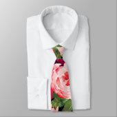 Mit Monogramm, elegantes Rosa Schwarz Krawatte (Gebunden)