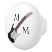 mit Monogramm Elektrogitarre Keramikknauf (Rechts)