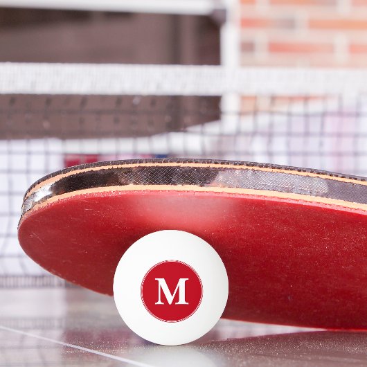Mit Monogramm Erstspielertrainer Tischtennis Tischtennisball