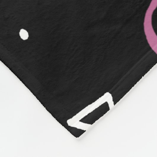 Mit Monogramm Evil Eye Muster Vorname hinzufügen Fleecedecke (Ecke)