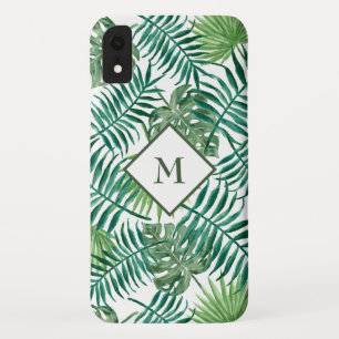 Mit Monogramm exotische Blätter Case-Mate iPhone Hülle
