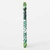 Mit Monogramm exotische Blätter Case-Mate iPhone Hülle (Hinten/Links)