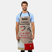 Mit Monogramm Extras für Handwerker Schürze (Getragen)