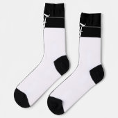 MIT MONOGRAMM F SOCKEN (Linkes Detail)