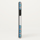 Mit Monogramm Fall per Telefon in der Blues Case-Mate iPhone Hülle (Hinten/Rechts)