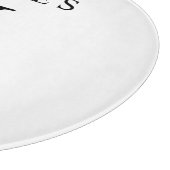 Mit Monogramm Familien-Initialen-Ausschnitt-Brett Schneidebrett (Ecke)