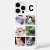 Mit Monogramm Familienkleidung 6 m² FotoCollage Case-Mate iPhone Hülle (Rückseite)