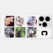Mit Monogramm Familienkleidung 6 m² FotoCollage Case-Mate iPhone Hülle (Rückseite (Horizontal))