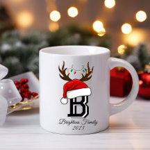 Mit Monogramm Familienname Weihnachten