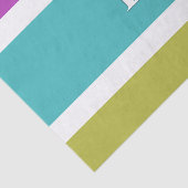 Mit Monogramm Farbblock Moderner Abstrakt gestreif Seidenpapier (Ausschnitt)