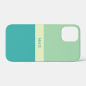 Mit Monogramm Farbblöcke - Telefongehäuse Case-Mate iPhone Hülle (Rückseite (Horizontal))