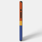 Mit Monogramm Farbblöcke - Telefongehäuse iPhone Hülle (Linke Seite)