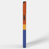 Mit Monogramm Farbblöcke - Telefongehäuse iPhone Hülle (Rechte Seite)