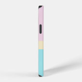 Mit Monogramm Farbblöcke - Telefongehäuse iPhone Hülle (Rechte Seite)