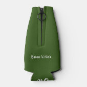 mit Monogramm Farbe Flaschenkühler (Rückseite)