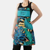 Mit Monogramm Farbenfrohe tropische Druckküche Sch Schürze (InSitu)