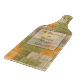 Mit Monogramm Farbklinkenplatine Schneidebrett (Ecke)