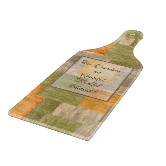 Mit Monogramm Farbklinkenplatine Schneidebrett (Ecke)