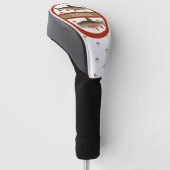 Mit Monogramm Fischer Fischen Bachforelle Golf Headcover (angewinkelt)