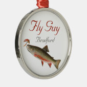 Mit Monogramm Fischer Fischen Köhler Ornament Aus Metall (Rechts)