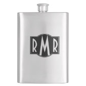 Mit Monogramm Flachmann (Vorderseite)
