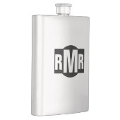 Mit Monogramm Flachmann (Rechts)