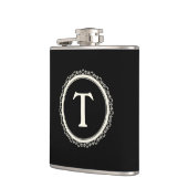 Mit Monogramm Flasche Flachmann (Links)