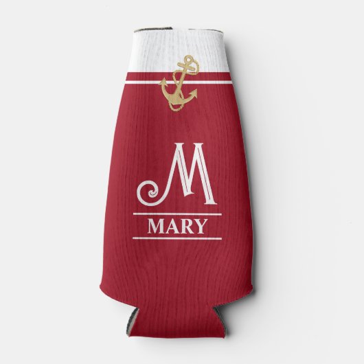 Mit Monogramm Flaschenkühler (Vorderseite)