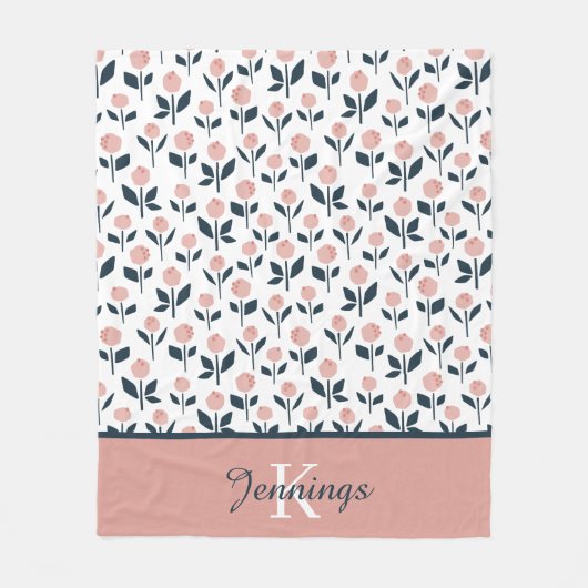 Mit Monogramm Fleece Blanket (Vorderseite)