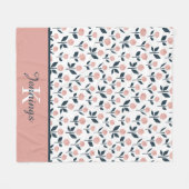 Mit Monogramm Fleece Blanket (Vorderseite (Horizontal))